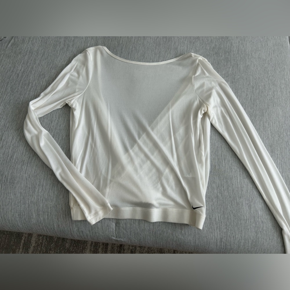 White Nike Long Sleeve with open back